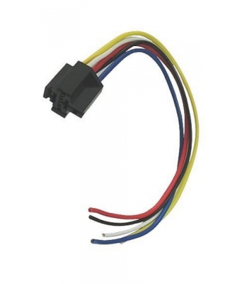 КАБЕЛ С ЦОКЪЛ ЗА АВТО РЕЛЕ 12V 24V