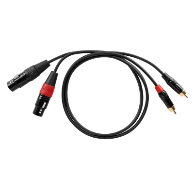 КАБЕЛ ЗА МИКРОФОН 2 КАНОНА-Ж/2 ЧИНЧА-М 1 МЕТЪР