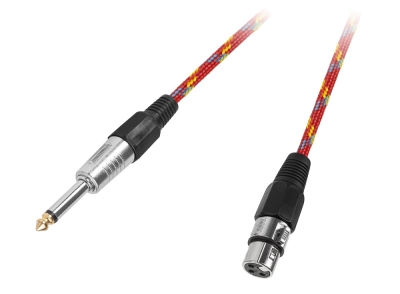 КАБЕЛ ЗА МИКРОФОН КАНОН/6.3 ММ МОНО 5 МЕТРА