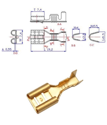 КАБЕЛНИ ОБУВКИ ST-074 ГОЛИ