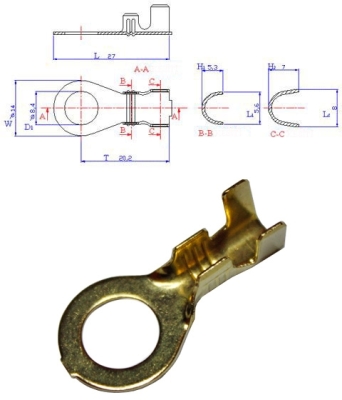 КАБЕЛНИ ОБУВКИ ST-305 ГОЛИ УХО М8