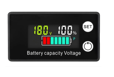 КИТ ИНДИКАТОР ЗАРЯД НА АКУМУЛАТОРНИ БАТЕРИИ ОТ 8V ДО 100V