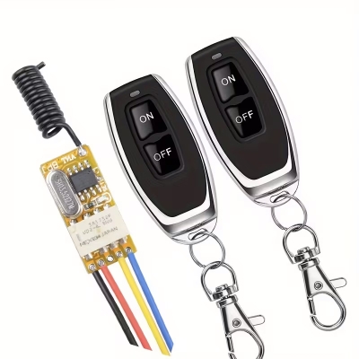 КИТ РАДИО ДИСТАНЦИОННО УПРАВЛЕНИЕ С 2 RC И 1 КАНАЛ 3.7V-12V 433MHZ