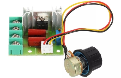 КИТ РЕГУЛАТОР AC 2000W СГЛОБЕН С ИЗНЕСЕН ПОТЕНЦИОМЕТЪР