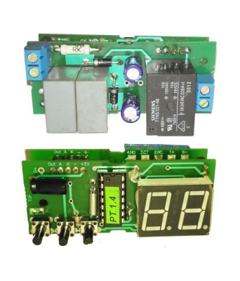 КИТ РЕЛЕ ЗА ВРЕМЕ 15M СГЛОБЕНО 220V МУЛТИФУНКЦИОНАЛНО