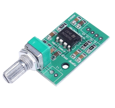 КИТ УСИЛВАТЕЛ 1X2W СГЛОБЕН TDA2822M