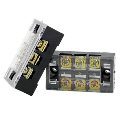 КЛЕМА 3 С ВИНТ ДВУРЕДОВА 600V 25A