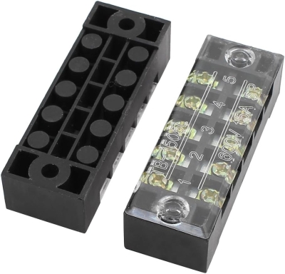 КЛЕМА 5 С ВИНТ ДВУРЕДОВА 600V 15A