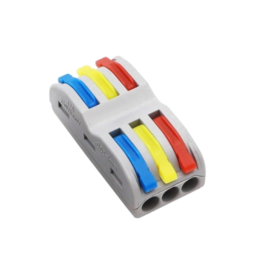 КЛЕМА ТИП WAGO 3-3 НАСРЕЩНА SPL-3 ЦВЕТНА