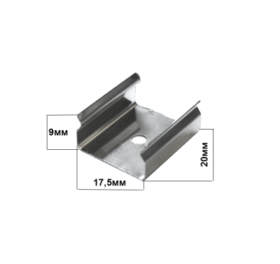 КЛИПС СКОБА ЗА ПРОФИЛ НА LED ЛЕНТА XH-058-1