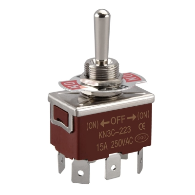 КЛЮЧ ЦК OFF/ON ТИП БУТОН-ДВОЕН 15GV2-B 250V 15A