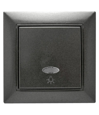 КЛЮЧ БУТОН СТЪЛБИЩЕН МЕТАЛИК СИВ СВЕТЕЩ