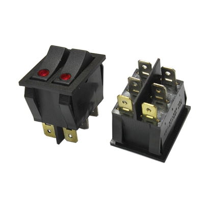 КЛЮЧ СВЕТЕЩ 2 ПОЗИЦИИ ДВОЕН ЧЕРЕН