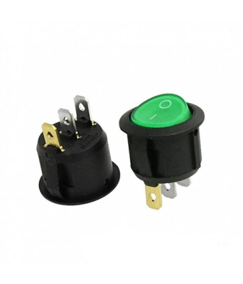 КЛЮЧ СВЕТЕЩ 2 ПОЗИЦИИ ЕДИНИЧЕН КРЪГЪЛ