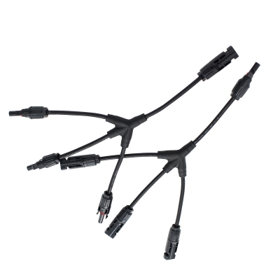 КОНЕКТОР РАЗКЛОНИТЕЛ КОМПЛЕКТ 1-3 ЗА СОЛАРЕН ПАНЕЛ С КАБЕЛ