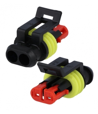 КОНЕКТОР ЩЕПСЕЛ ЖЕНСКИ AMP-0-0282080-1, 2 PIN