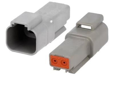 КОНЕКТОР ЩЕПСЕЛ МЪЖКИ DEUTSCH DT04-2P, 2 PIN