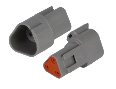 КОНЕКТОР ЩЕПСЕЛ МЪЖКИ DEUTSCH DT04-3P, 3 PIN