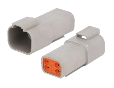 КОНЕКТОР ЩЕПСЕЛ МЪЖКИ DEUTSCH DT04-4P, 4 PIN