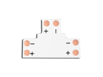 КОНЕКТОР ЗА LED ЛЕНТА T-ОБРАЗЕН 8MM, 2PIN.