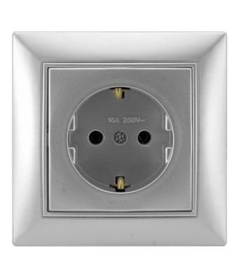 КОНТАКТ ШУКО МЕТАЛИК СРЕБРО