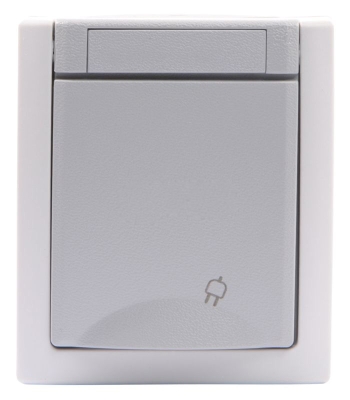 КОНТАКТ ШУКО ВЪНШЕН С КАПАК PANASONIC