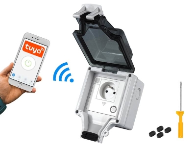 КОНТАКТ SMART WIFI ВЪНШЕН С КЛЮЧ LTC 230V 16A IP66