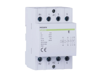 КОНТАКТОР 230V AC 2P 40A 2NO+2NC NOARK