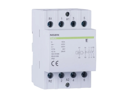 КОНТАКТОР 230V AC 2P 63A 2NO+2NC NOARK