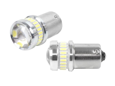 ЛАМПА АВТОМОБИЛНА LED 12V/24V R5W P21 BA15S