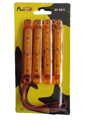 ЛАМПА АВТОМОБИЛНА LED МОДУЛ ЗА ГАБАРИТИ 12-24V КОМПЛЕКТ ОРАНЖЕВИ