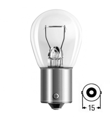 ЛАМПА АВТОМОБИЛНА 12V 21W BA15S OSRAM