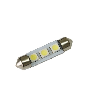 ЛАМПА АВТОМОБИЛНА 12V T11 39MM LED 3X5050