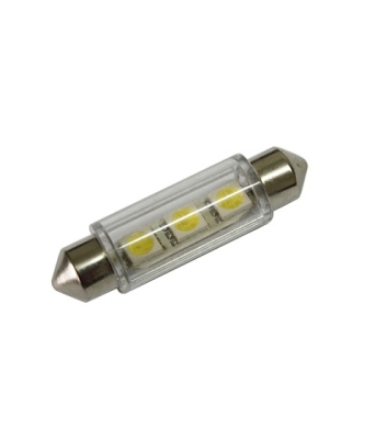 ЛАМПА АВТОМОБИЛНА 12V T11 41MM LED 3X5050