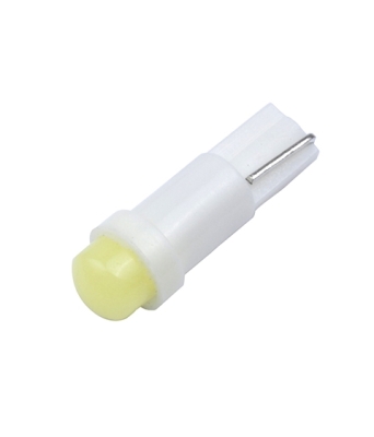 ЛАМПА АВТОМОБИЛНА 12V T5 LED WHITE 0.5W 1