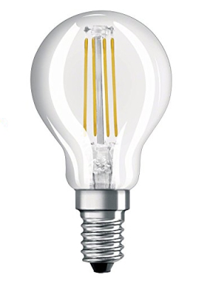 ЛАМПА LED 220V E14 4W ТОПКА ТОПЛА СВЕТЛИНА OSRAM