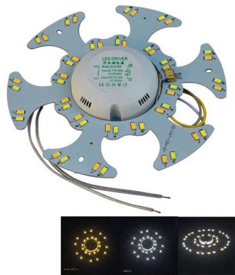 LED ЛАМПА 220V 9W 3000K С МАГНИТИ CW, WW