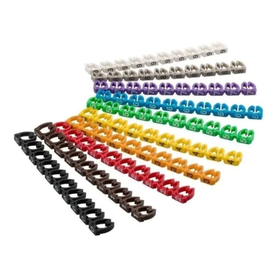 МАРКИРОВКА ЗА КАБЕЛИ КОМПЛЕКТ ПРЪСТЕНИ 100 БР.