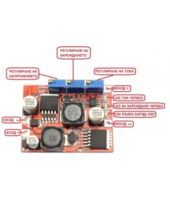 МОДУЛ DC/DC ПОНИЖАВАЩ ПОВИШАВАЩ С РЕГ. НА ТОКА 3A
