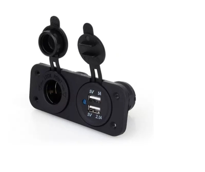 МОДУЛ ЗАРЯДНО ЗА АВТОМОБИЛ 12V/8A, 5V/2.1A 2USB