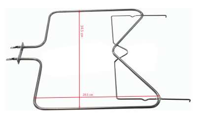 НАГРЕВАТЕЛ ЗА ФУРНА НА ГОТВАРСКА ПЕЧКА ДОЛЕН WHIRPOOL 1150W 230V 481010375734