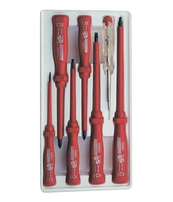 ОТВЕРТКИ КОМПЛЕКТ 7 БРОЯ VDE 1000V