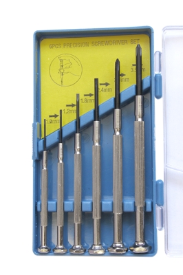 ОТВЕРТКИ КОМПЛЕКТ ЧАСОВНИКАРСКИ ПРЕЦИЗНИ ФИННИ - 6 БР 1