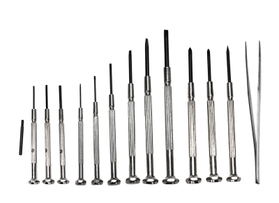 ОТВЕРТКИ КОМПЛЕКТ ЧАСОВНИКАРСКИ ПРЕЦИЗНИ ФИННИ - 14 БР