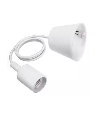 ПЕНДЕЛ С КАБЕЛ 1 М. И ФАСУНГА E27 -БЯЛ