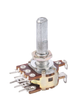 ПОТЕНЦИОМЕТЪР 100K СТЕРЕО ЛОГАРИТМИЧЕН