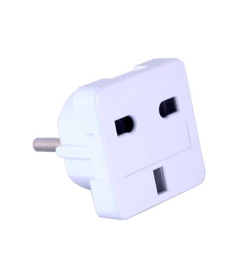 ПРЕХОД ТУРИСТИЧЕСКИ 110V/220V UK/BG БЯЛ