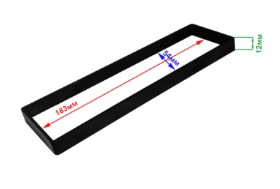 ПРЕХОД ПАНЕЛ АВТОРАДИО 12ММ
