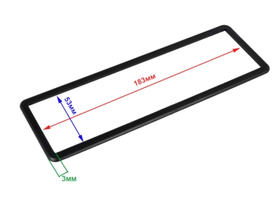 ПРЕХОД ПАНЕЛ АВТОРАДИО 3ММ