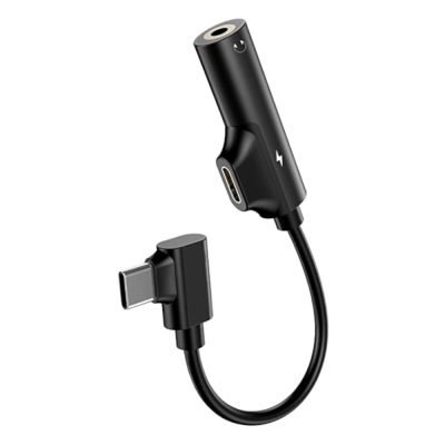 ПРЕХОД РАЗКЛОНИТЕЛ USB TYPE-C/3.5 ЖАК ЗА СЛУШАЛКИ